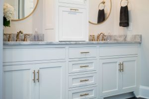 double bowl vanity with tons of storage