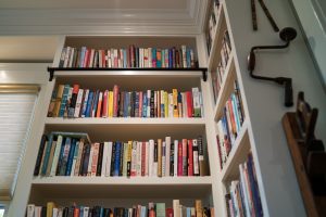 built-in custom bookshelves