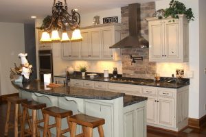 Rustic large scale kitchen